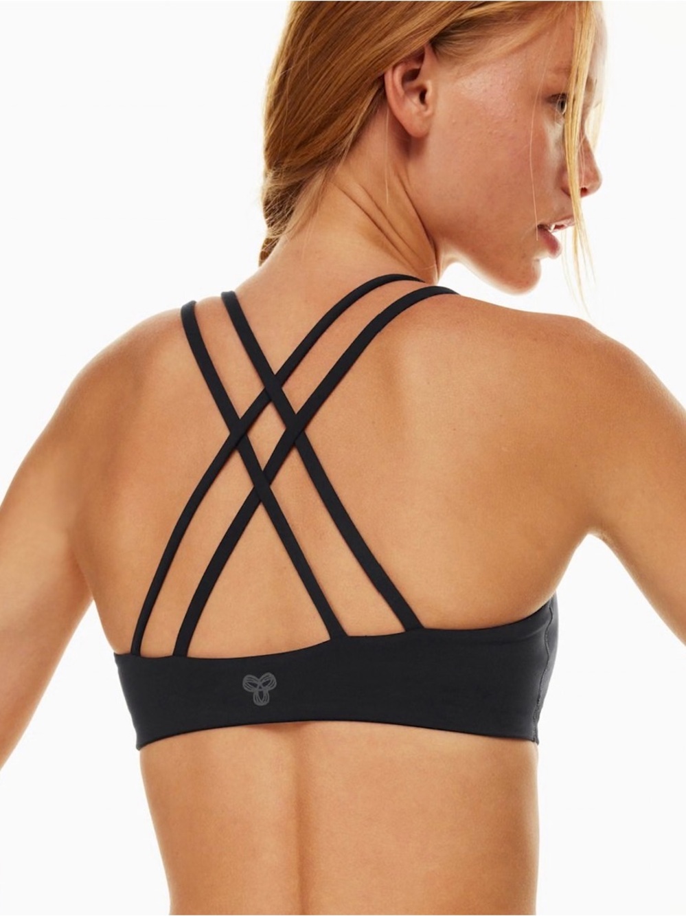 Aritzia TNA Butter Flash Sports Bra, Size Small, Black, Athleisure, Soft